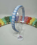 Alice Band - Blue & White Gingham