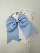 4 Inch Cheer Bow Bobble - Bluebell