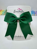 4.5 Inch Tail Bow - Forest Green