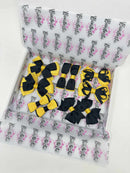 School Bundle -  Black & Yellow Gold - 10 Items - Clips