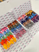 Bow Set - 20x Autumn Bow Bundle - 3 inch Pinwheel