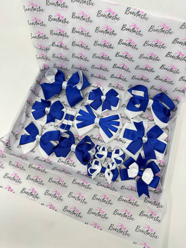 Surprise School Bundle - Cobalt & White - 12 Items