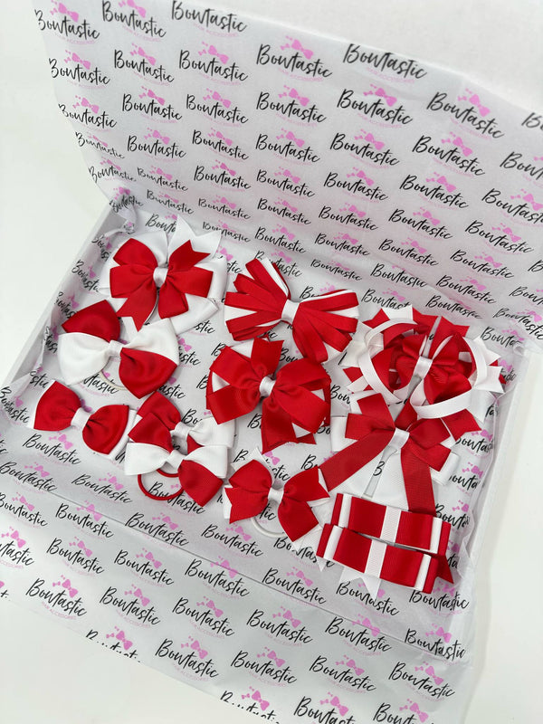 Surprise School Bundle - Red & White - 12 Items
