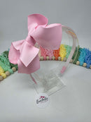 4 Inch Headband - Pearl Pink