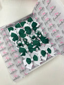 School Bundle - Matching Pairs - Clips - Forest Green & White