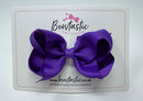 3.5 Inch Bow Style 2 - Purple