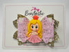 3.5 Inch Glitter Bow - Pink & Gold Princess ** Seconds **