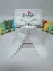 4.5 Inch Tail Bow - White