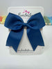4.5 Inch Tail Bow - Light Navy