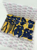 School Bundle - 5 Matching Pairs - Clips & Bobbles - Navy & Yellow Gold