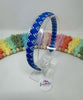 Alice Band - Royal Blue & Royal Gingham