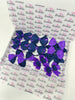 School Bundle - 10 Items - Matching Pairs - Purple & Navy - Clips & Bobbles