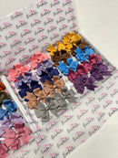 Bow Set - 20x Autumn Bow Bundle - 3 inch Pinwheel