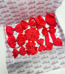 School Surprise Bundle - Clips & Bobbles - Hot Red - 10 Items