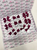 School Bundle - Matching Pairs - Clips & Bobbles - Wine & White