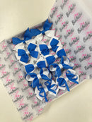 School Bundle - Matching Pairs - Clips - Royal Blue & White
