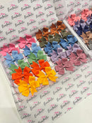Bow Set - 20x Autumn Bow Bundle - 3 inch Pinwheel