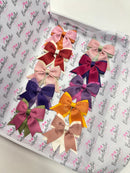 Autumn Bundle - 3 inch Layer Tail Bobble - Autumn Colours x 10