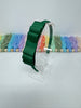 4 Inch Layer Ribbon Alice Band - Forest Green