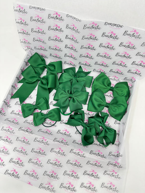 School Bundle - 10 Items - Matching Pairs - Forest Green
