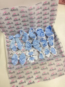 School Surprise Bundle - Clips & Bobbles - Blue Gingham - 10 Items
