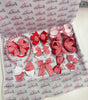 School Surprise Bundle - Clips & Bobbles - Red Gingham - 10 Items
