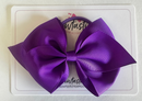 5 Inch Flat Bow Bobble - Purple