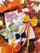 Surprise Bow Bundle - Clips & Bobbles - Autumn Theme - 5 Items