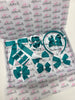 Surprise School Bundle - Jade Green & White - 10 Items