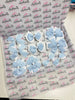 School Bundle - Matching Pairs - Clips & Bobble - Bluebell & White