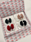 Christmas Bow Set - 4 x 4.5 inch Fluffy Bows