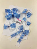 School Bundle - Blue Gingham - 5 Items