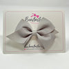 4 Inch Flat Bow - Style 2 - Silver