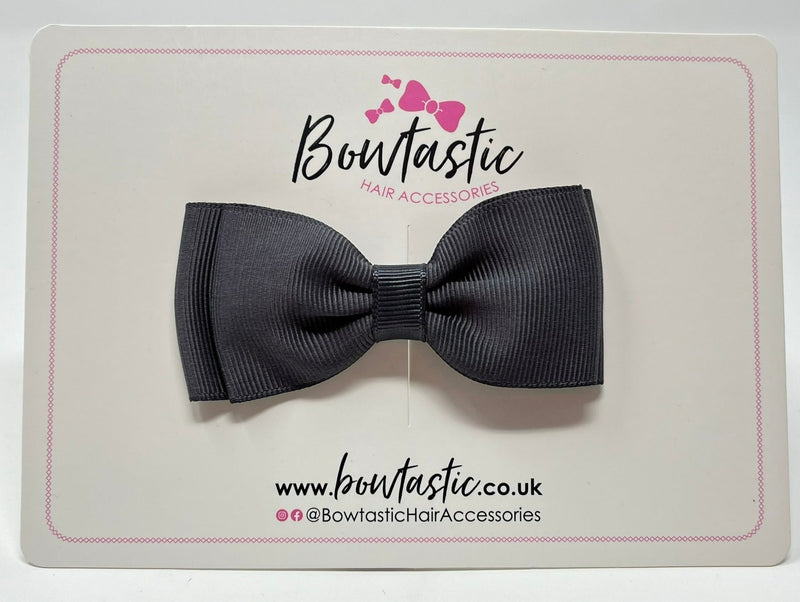 3.25 Inch Double Layer Bow - Charcoal