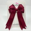 4 Inch Double Tail Bow - Wine