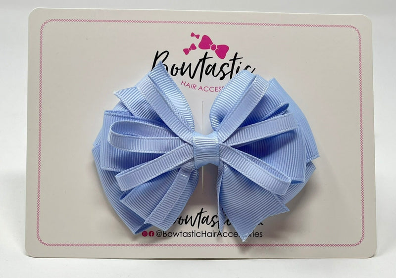 3.5 Inch Flat Loop Bow - Bluebell