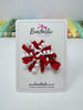 1.75 Inch Corker Bow - Red & White