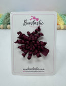 1.75 Inch Corker Bow - Burgundy