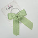 4.5 Inch Tail Bow Bobble - Seafoam Green