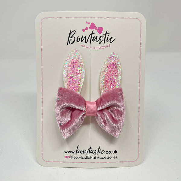 *Seconds* Easter - Glitter Bunny Ear Bow