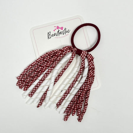 Corker Bobble - Burgundy & White Gingham