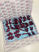 School Bundle - Matching Pairs - Bobbles - Burgundy & Blue Topaz