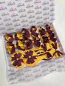 School Bundle - Matching Pairs - Bobbles - Burgundy & Yellow Gold