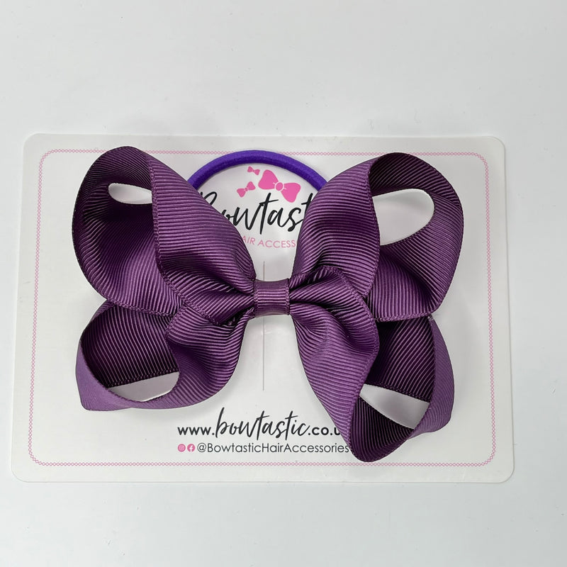 4.5 Inch Bow Bobble - Amethyst