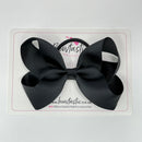 4.5 Inch Bow Bobble - Black