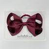 4.5 Inch Bow Bobble - Burgundy
