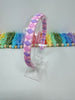 Woven Alice Band - Tulip, Light Orchid, Pearl Pink