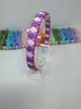 Woven Alice Band - Rose Bloom, Hyacinth, White