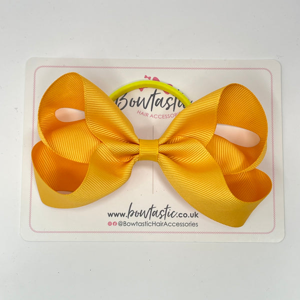 4.5 Inch Bow Bobble - Dandelion