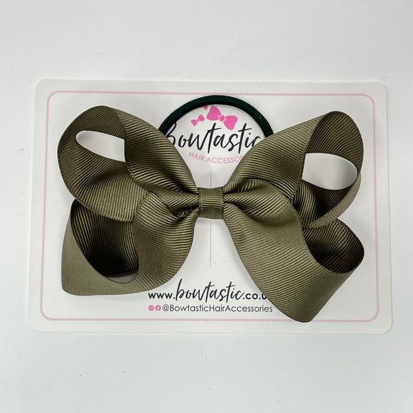 4.5 Inch Bow Bobble - Deep Sage